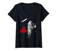 Women's The Grim Reaper V-Neck T-Shirt