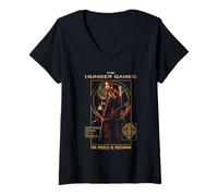 Womens The Hunger Games Katniss The World is Watching Movie V-Neck T-Shirt