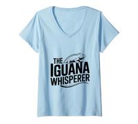 Women's The Iguana Whisperer V-Neck T-Shirt