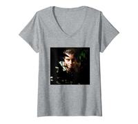 Womens The Island with Bear Grylls Survival Bushcraft Man Vs Wild V-Neck T-Shirt