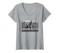 Womens The Jackson 5 at Hyde Park London Michael Jackson V-Neck T-Shirt
