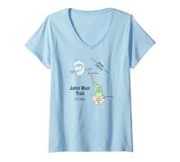 Women's The John Muir Trail Route Map V-Neck T-Shirt