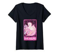 Womens The Kelpie Creature Mythological Creatures V-Neck T-Shirt