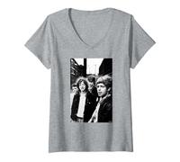 Women's The La's There She Goes Rock Band By AJ Barratt V-Neck T-Shirt