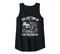 Womens The Last Tune Up She Fired Right Up Christian Mechanic Tank Top