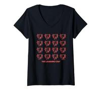 Women's The Laughing Cow Cheese Winking Retro Pop Art V-Neck T-Shirt