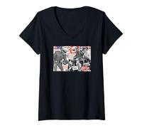 Womens The Lone Ranger Frontier Legends Collage V-Neck T-Shirt