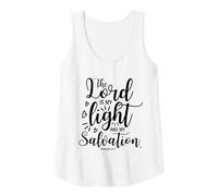 Womens The Lord is My Light and My Salvation Psalm 27:1 Tank Top