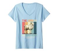 Women's The Lord is My Shepherd I Need Constant Supervision Faith V-Neck T-Shirt
