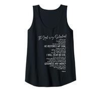 Womens The Lord is My Shepherd Psalm 23 Sheep Lamb Tank Top