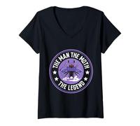 Women's The Man The Moth The Legend V-Neck T-Shirt