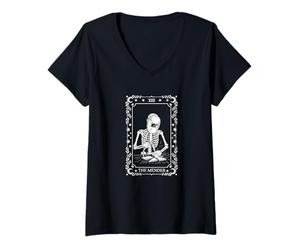 Women's The Mender Tarot Card, Fixer Repair V-Neck T-Shirt