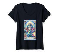 Women's The Mermaid Tarot V-Neck T-Shirt