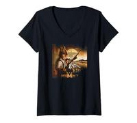 Womens The Mummy Rick O'Connell & Evelyn Carnahan V-Neck T-Shirt