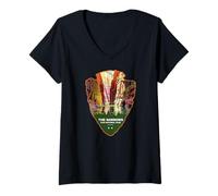 Womens The Narrows Zion National Park Utah V-Neck T-Shirt