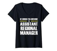 Women's The New Awesome Assistant Regional Manager V-Neck T-Shirt