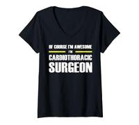 Women's The New Awesome Cardiothoracic Surgeon V-Neck T-Shirt