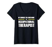 Women's The New Awesome Occupational Therapist V-Neck T-Shirt