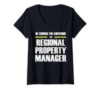 Women's The New Awesome Regional Property Manager V-Neck T-Shirt