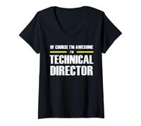 Women's The New Awesome Technical Director V-Neck T-Shirt