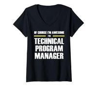 Women's The New Awesome Technical Program Manager V-Neck T-Shirt