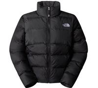 Womens The North Face Puffer Jacket Black Winter Coat With Logo Saikuru Size XL