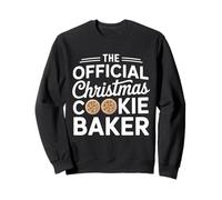 Womens The Official Christmas Cookie Baker Chocolate Chip Sweatshirt