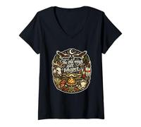 Women's THE Old Ways Still Whisper. Nature Quote V-Neck T-Shirt