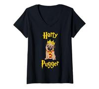Women's The Only Harry Pugger V-Neck T-Shirt
