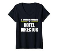 Women's The Original Awesome Hotel Director V-Neck T-Shirt