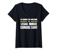 Womens The Original Awesome Legal Nurse Consultant V-Neck T-Shirt