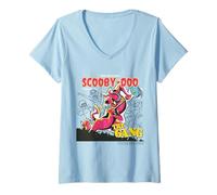Womens The Original Scooby-Doo Featuring The Gang Merch V-Neck T-Shirt