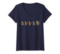 Womens The Pandawa, Heroes of the Mahabharata V-Neck T-Shirt