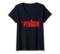 Women's The Penguin Logo V-Neck T-Shirt