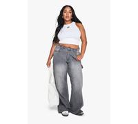 Womens The Plus Carpenter Jean - Grey - 26/30L, Grey