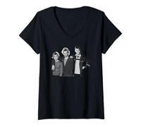 Womens The Police Sting Andy Summers & Stewart Copeland 1980 V-Neck T-Shirt