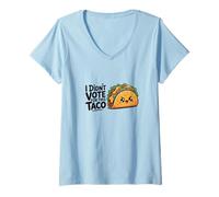 Women's The Political Taco Graphic V-Neck T-Shirt