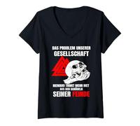 Womens The Problem of Our Society Nobody Drinks Mead Anymore V-Neck T-Shirt
