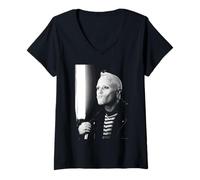 Womens The Prodigy Keith Flint By Andy Willsher V-Neck T-Shirt