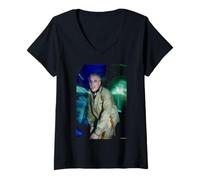 Womens The Prodigy Keith Flint Live By Andy Willsher V-Neck T-Shirt