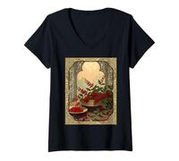 Women's The Red of Dawn Nowruz Sumac V-Neck T-Shirt