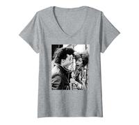 Womens The Rezillos Eugene Reynolds Faye Fife by Virginia Turbett V-Neck T-Shirt