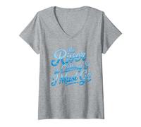 Womens The River is Calling I Must Go White Water Rafting Boating V-Neck T-Shirt