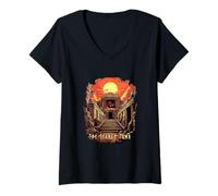 Womens The Secret Tomb A Mysterious Adventure by Maurice Leblanc V-Neck T-Shirt