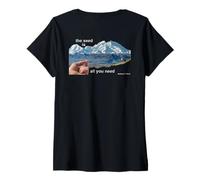 Womens The Seed is All You Need Matthew 17 20-21 V-Neck T-Shirt