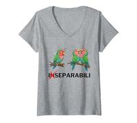 Women's The Separables, Ironic Parody on Modern Relationships | Loyalty V-Neck T-Shirt