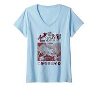 Womens The Seven Deadly Sins Revival of The Commandments Anime V-Neck T-Shirt