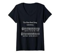 Womens The Skye Boat Song Scottish Heritage Folk V-Neck T-Shirt