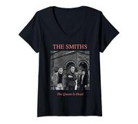 Womens The Smiths The Queen Is Dead Salford Lads By Stephen Wright V-Neck T-Shirt