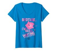 Women's The Super Mario Galaxy Movie Pink Luma Bedtime V-Neck T-Shirt